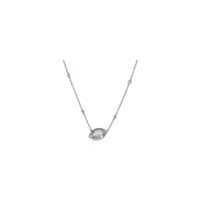 Vicenza - Piazzetta Palladio 2 - Collana Crivelli Donna DIAMANTI in Oro bianco Diamante 0.70 Ct 372-2905-C - 372-2905-C